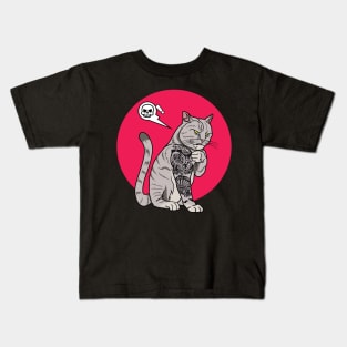 Gangsta cat Kids T-Shirt